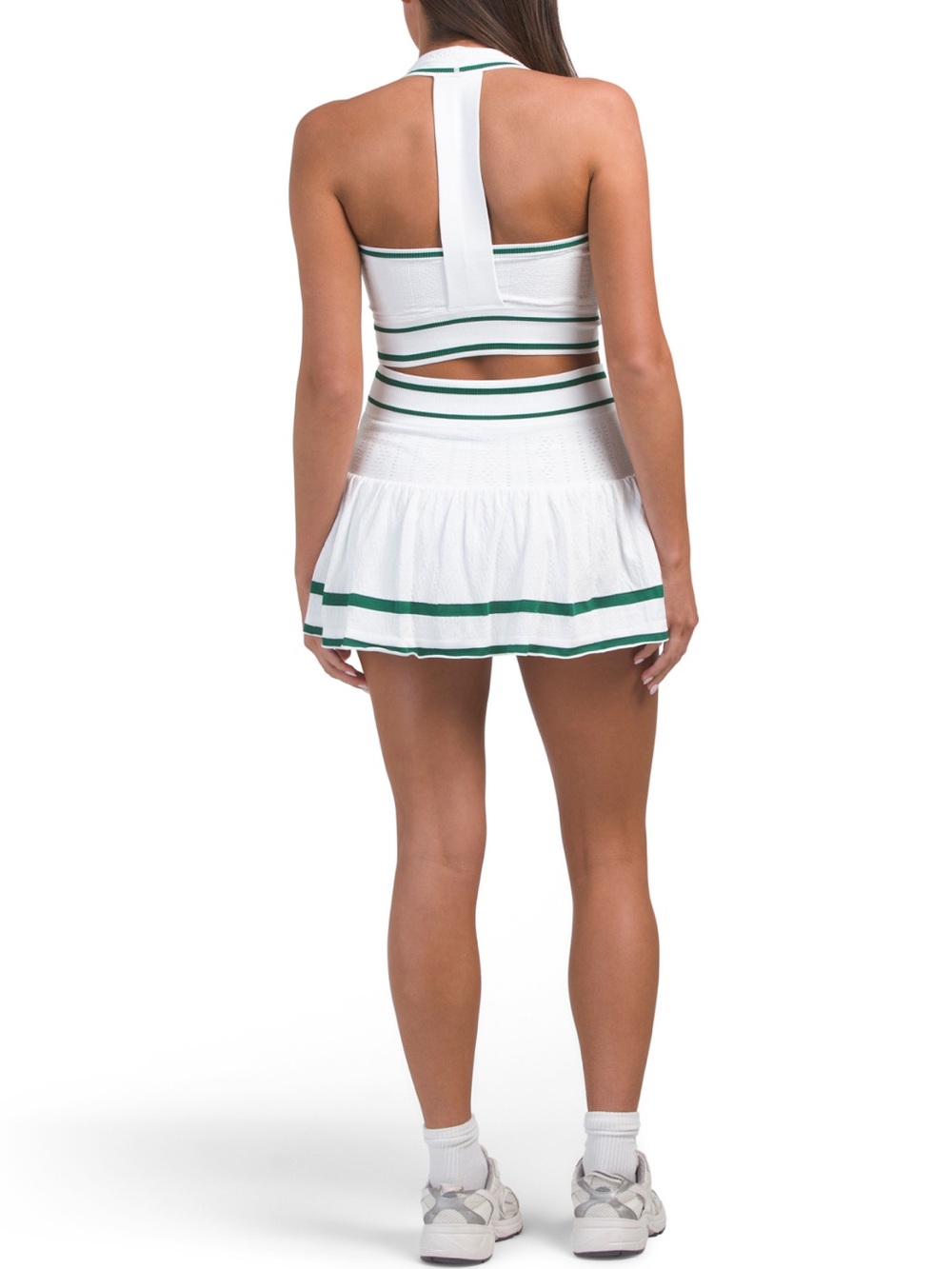 Free People White and Green Athletic Skirt Set - Picture 2 of 6
